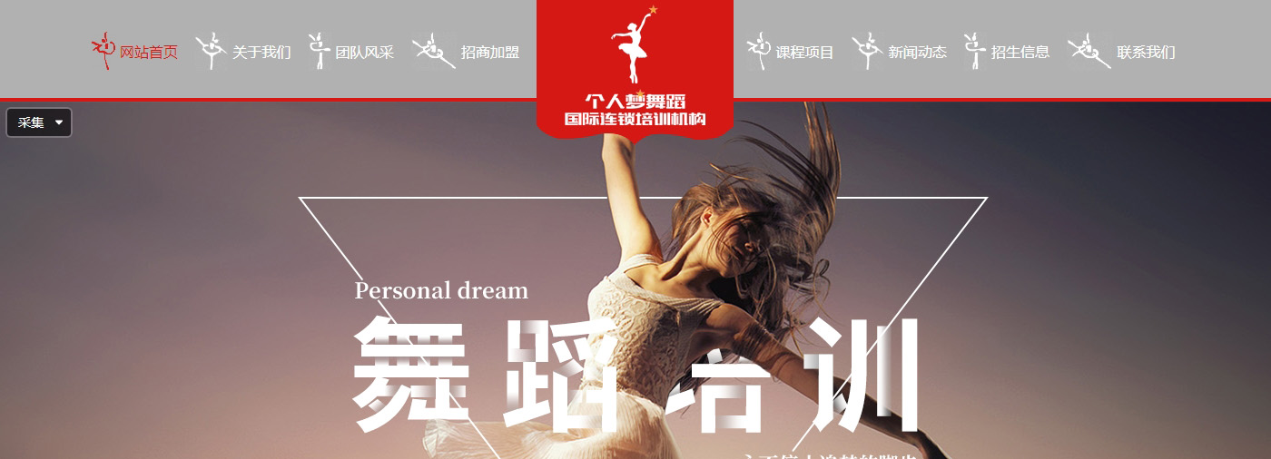 祝賀個人夢舞蹈網(wǎng)站正式上線成功！